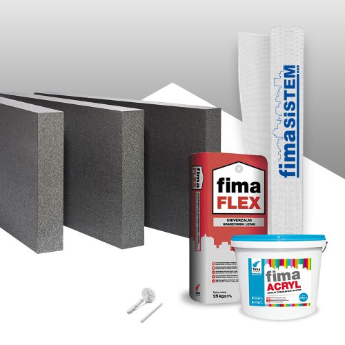 Komplet fasada - neopor i lepak FIMA FLEX